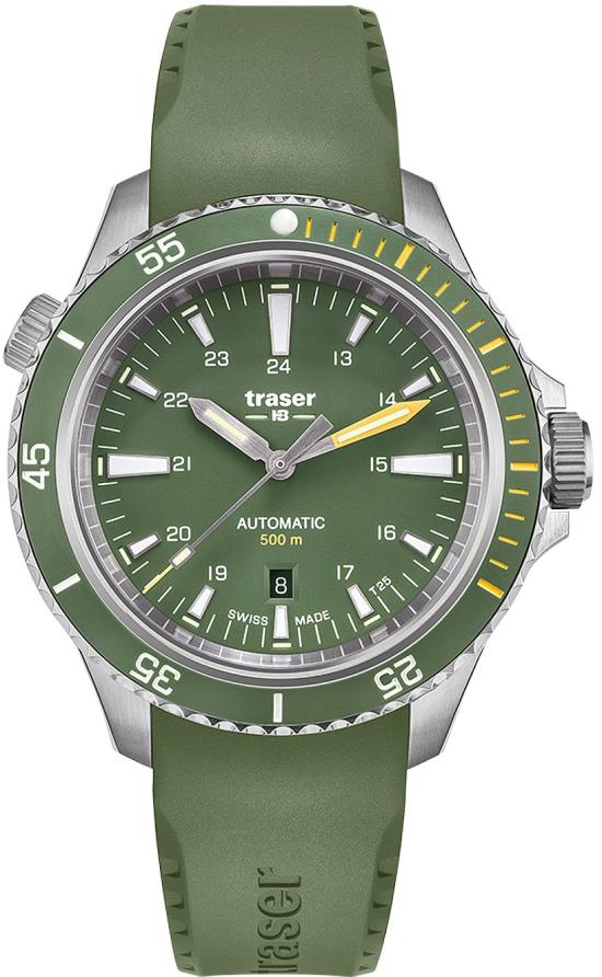  Traser P67 Diver Automatic Green 110327 horloge