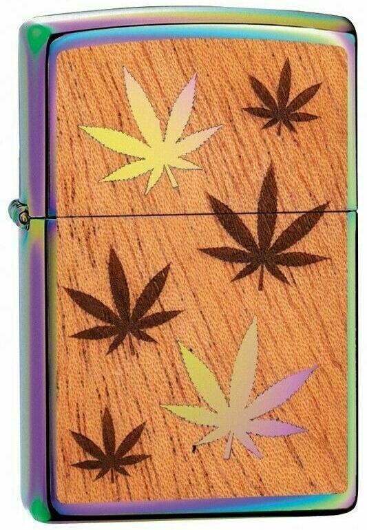  Zippo Cannabis Leaf Woodchuck 29903 aansteker