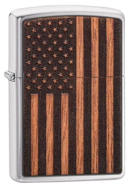  Zippo Woodchuck American Flag 29966 aansteker