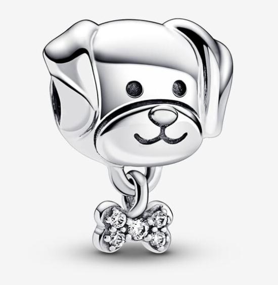  Pandora Pet Dog & Bone 792254C01 kraal