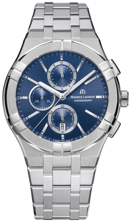  Maurice Lacroix Aikon Quartz Chronograph AI1118-SS002-430-1 horloge