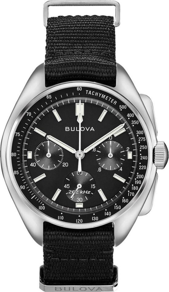 Bulova Lunar Pilot Quartz Chronograph 96A225 horloge  Bulova Lunar Pilot Quartz Chronograph 96A225 horloge