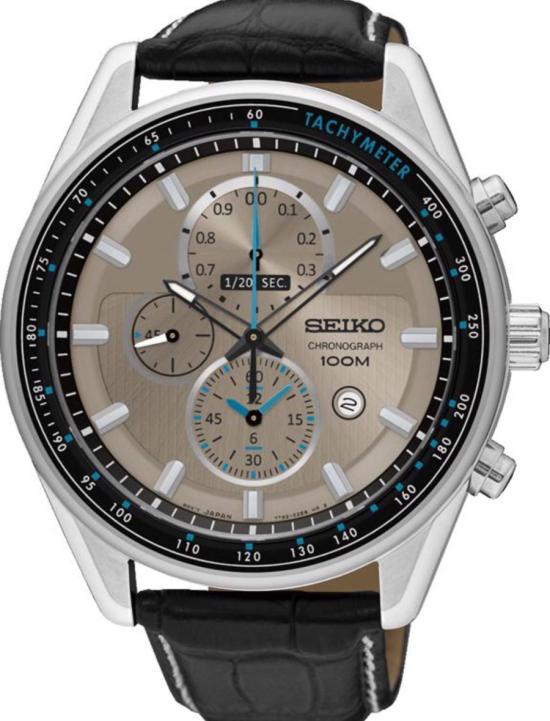  Seiko SNDH07P1 Criteria Chronograph Sapphire horloge