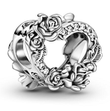  Pandora Open Heart & Rose Flowers 799281C01 kraal