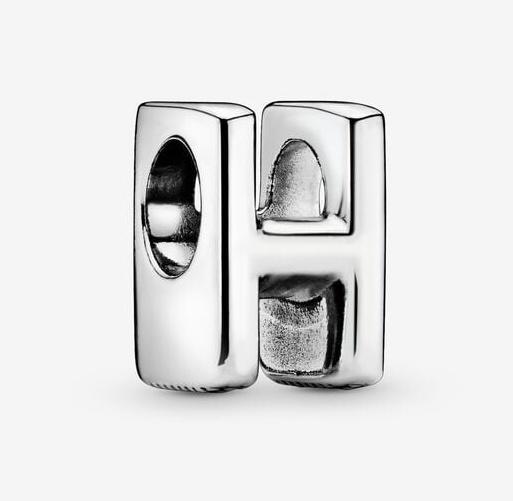  Letter H Alphabet Charm 797462 kraal