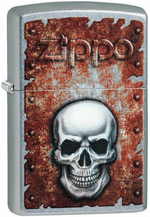  Zippo Rusted Skull Design 29870 aansteker