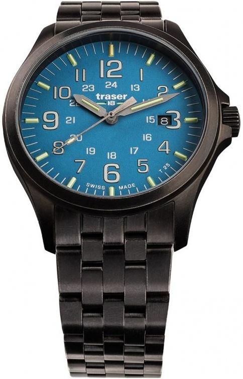  Traser P67 Officer Pro GunMetal SkyBlue 108740 horloge