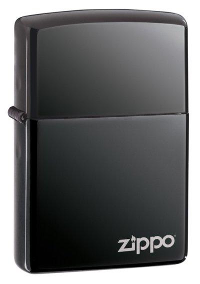 Aansteker Zippo Black Ice W/Logo 150ZL