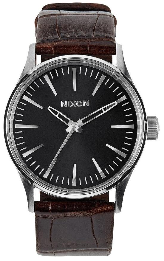 Horloge Nixon Sentry 38 Leather Brown Gator A377 1887