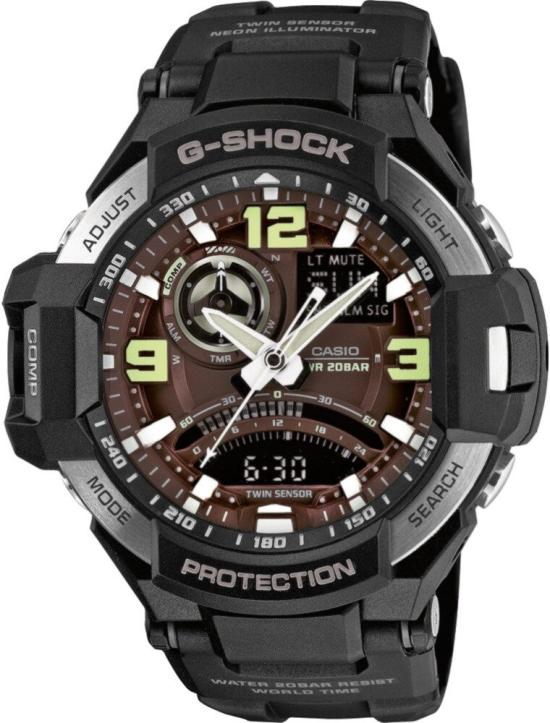 Horloge Casio G-Shock GA-1000-1B Gravity Master