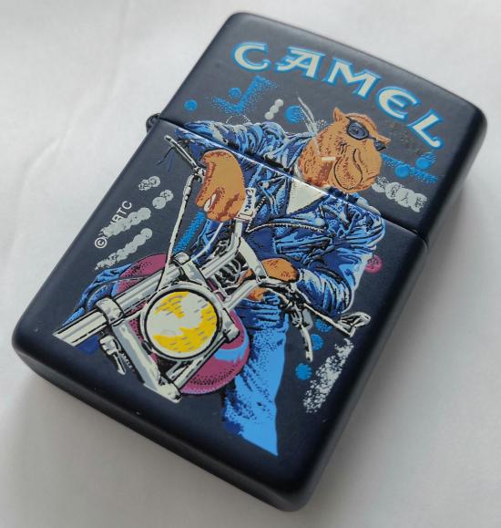 Aansteker Zippo Camel Joe Motorcycle Blue