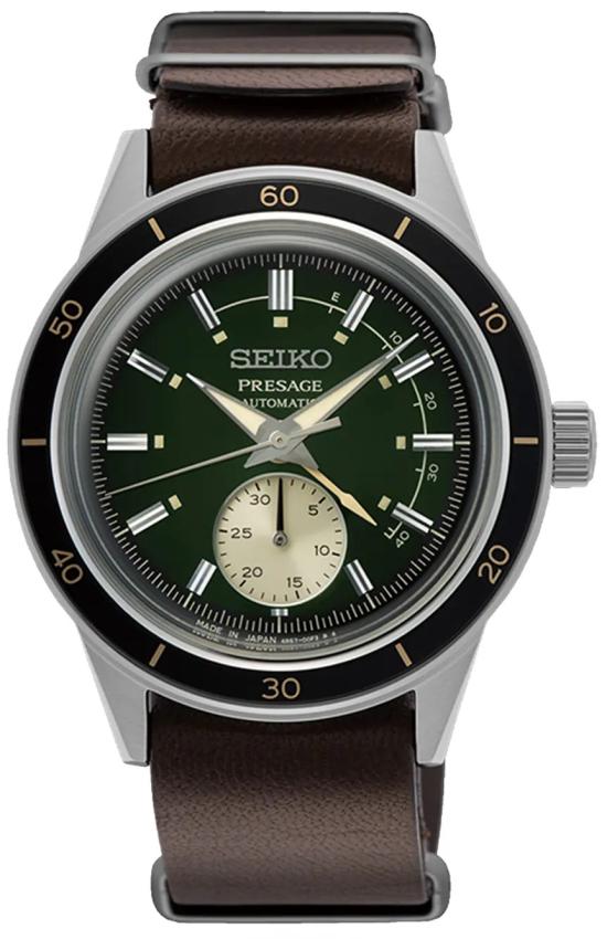  Seiko SSA451J1 Presage Automatic Style 60s Power Reserve horloge