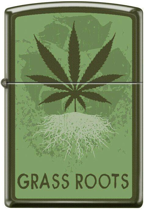  Zippo Cannabis Grass Roots 1561 aansteker