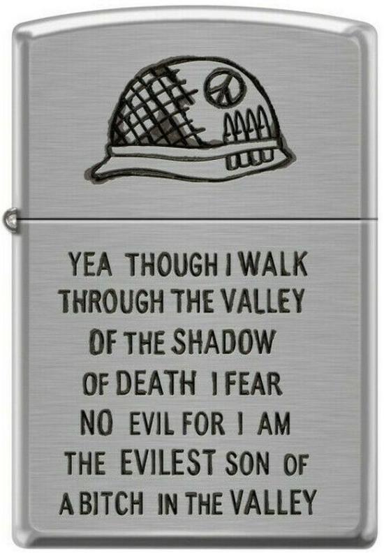  Zippo Walk Through Valley of Shadow of Death 0684 aansteker