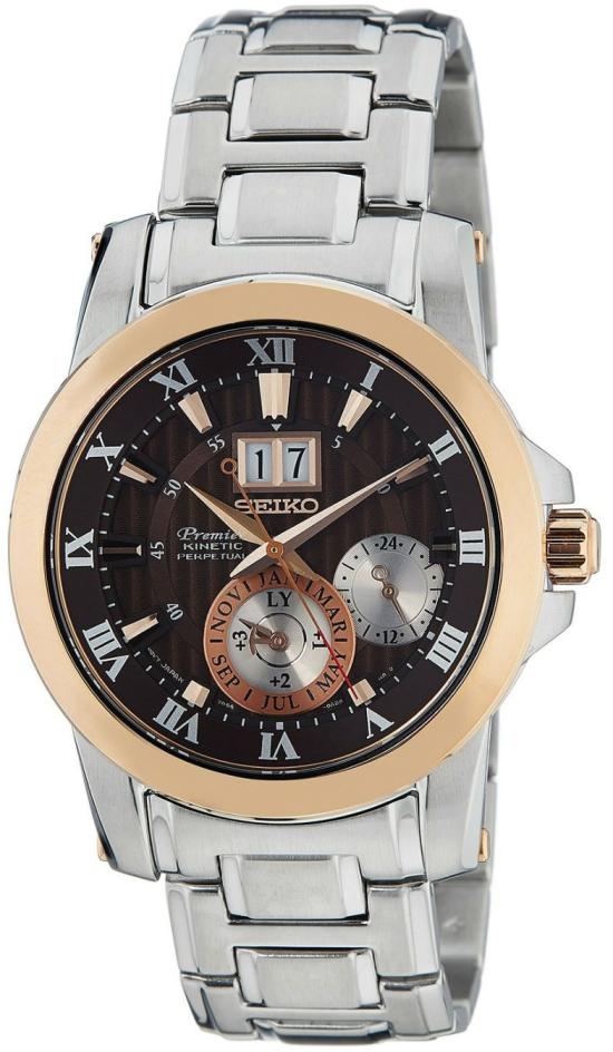  Seiko SNP128P1 Premier Kinetic Perpetual Calendar Novak Djokovic horloge