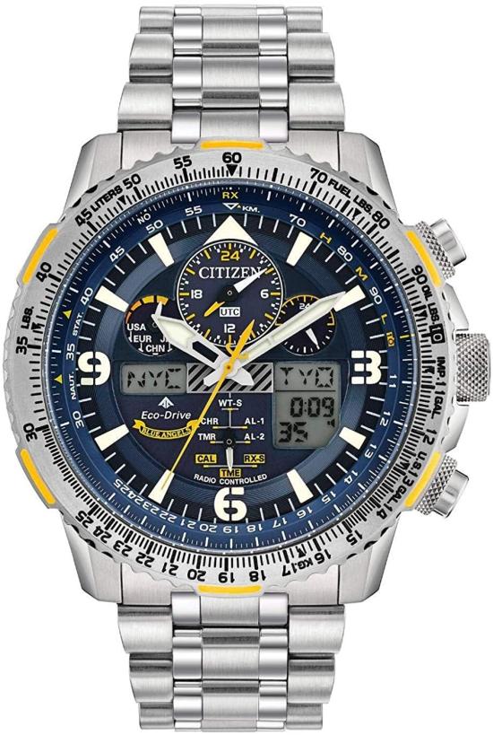  Citizen JY8101-52L Eco-Drive Promaster Skyhawk Blue Angels horloge