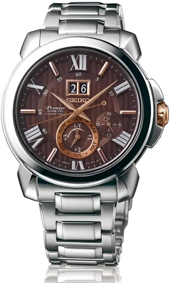  Seiko SNP157P1 Premier Kinetic Perpetual Calendar horloge