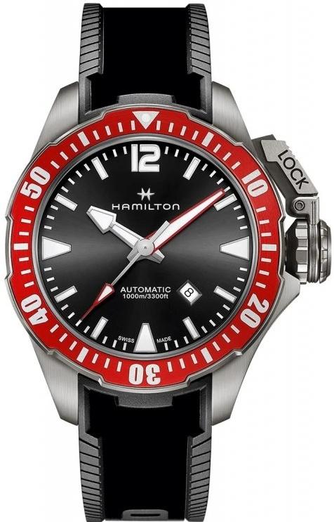 Horloge Hamilton Khaki Navy Frogman Auto H77805335