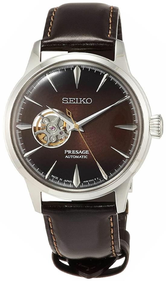  Seiko SSA407J1 Presage Automatic Open Heart Cocktail Time horloge