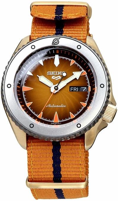  Seiko SRPF70K1 5 Sports Automatic Naruto Uzumaki Limited Edition horloge