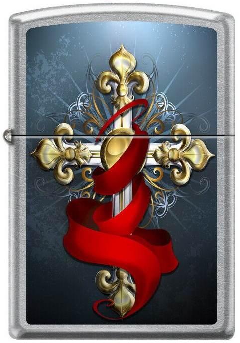  Zippo Cross With Ribbon 3444 aansteker