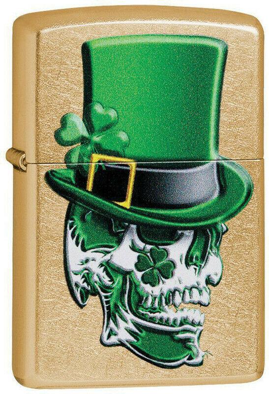  Zippo Irish Skull 49121 aansteker