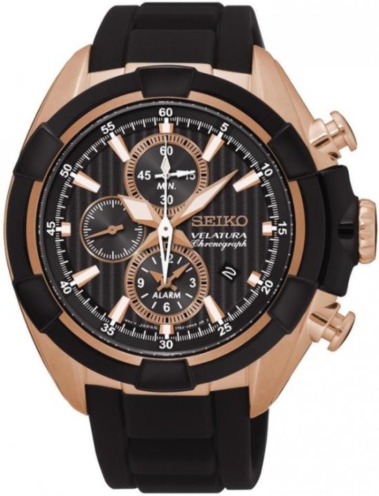  Seiko SNAF60P1 Velatura Quartz Chronograph horloge