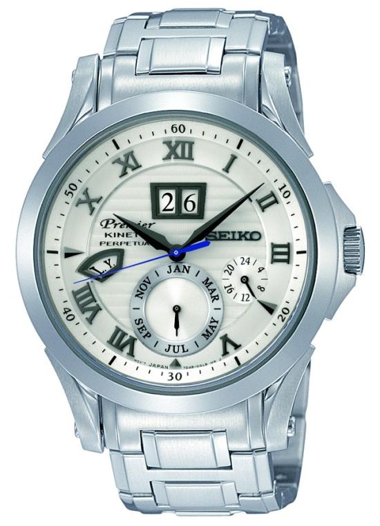 Horloge Seiko SNP057P1 Premier Kinetic Perpetual