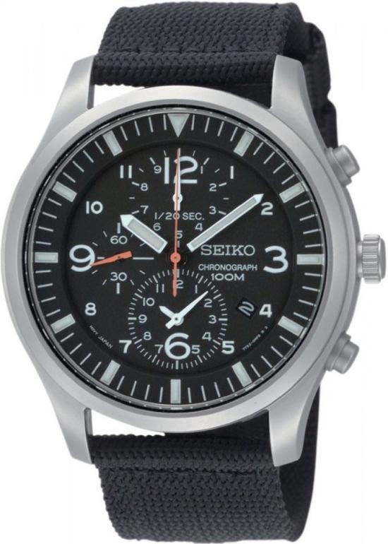 Horloge Seiko Chronograph SNDA57P1 Military