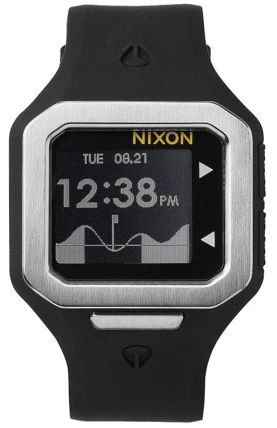 Horloge Nixon Supertide Black Silver A316 180