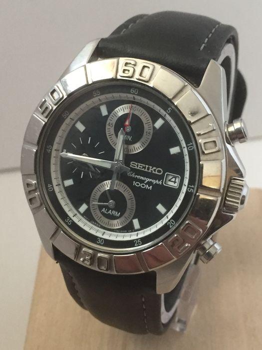  Seiko 6T62-OFVO Chronograph Alarm horloge