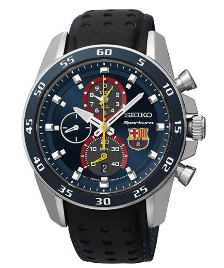 Horloge Seiko SPC089P1 Sportura FC Barcelona