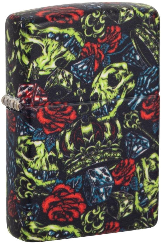  Zippo Skull Crown Design 49696 aansteker