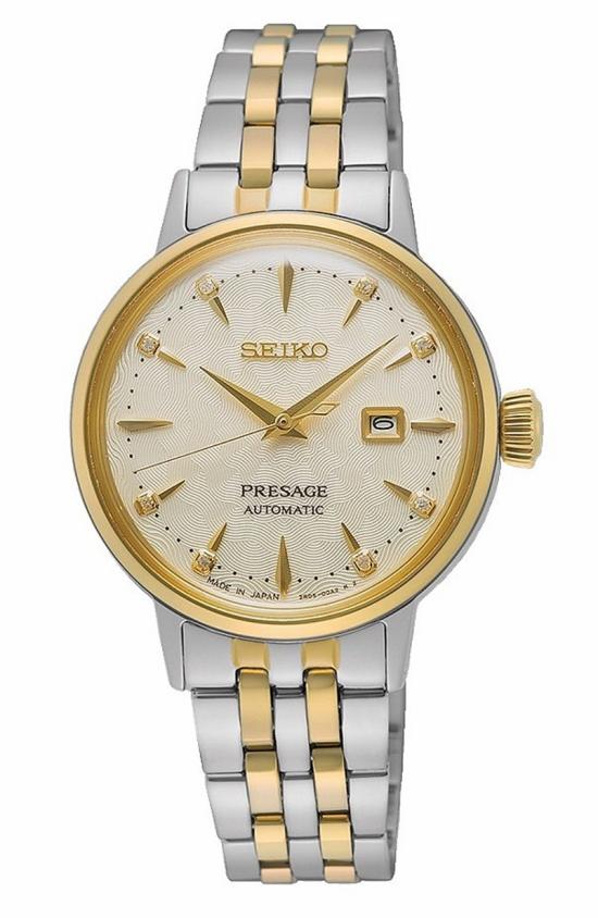  Seiko SRE010J1 Presage Cocktail Time White Lady Automatic horloge