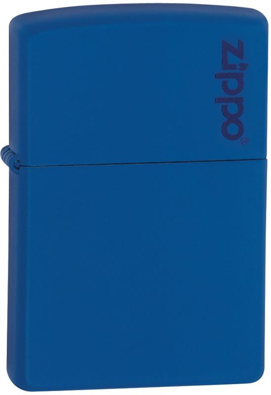 Aansteker Zippo Royal Blue Matte Logo Zippo 229ZL