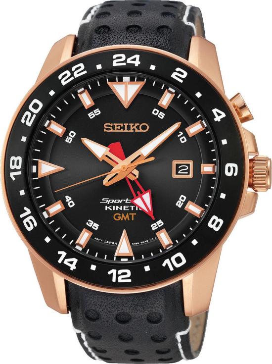 Horloge Seiko SUN028P1 Sportura GMT Kinetic