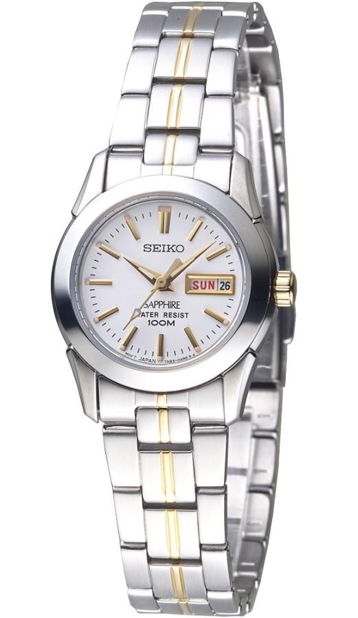  Seiko SXA103P1 Two tone horloge