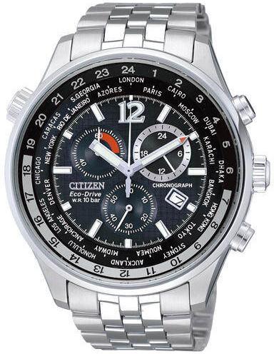 Horloge Citizen AT0360-50E Chronograph World Time