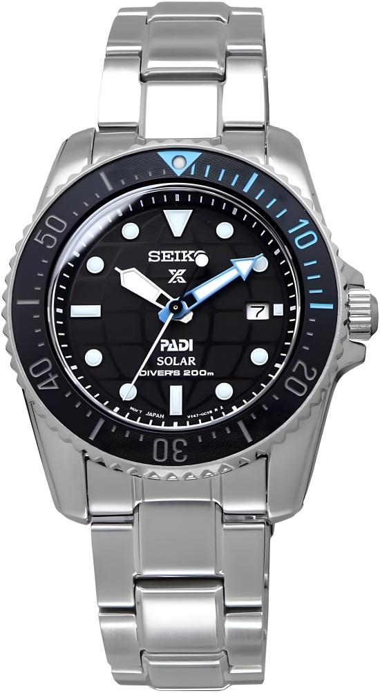  Seiko SNE575P1 Prospex Compact Solar Scuba Diver PADI Special Edition horloge