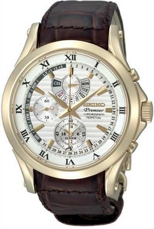 Horloge Seiko SPC054P1 Premier Chronograph Perpetual Calendar