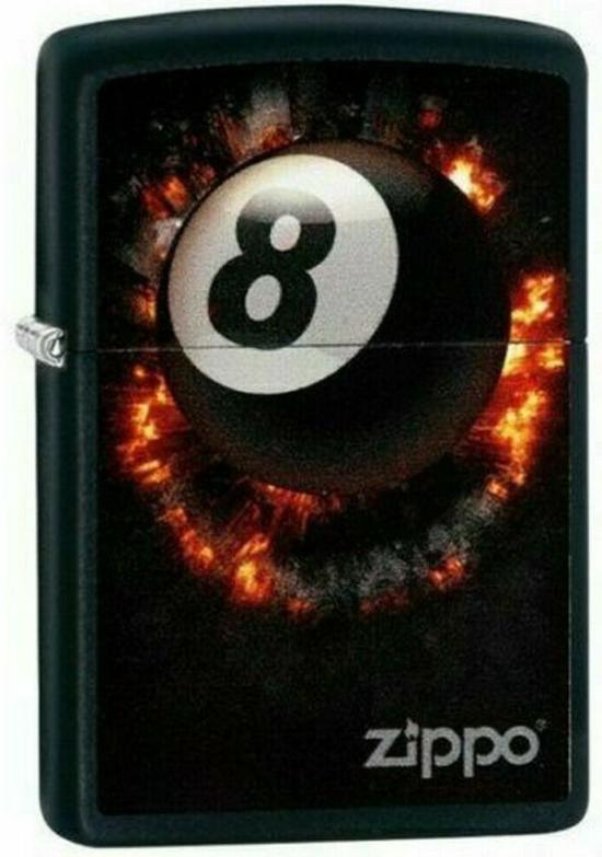  Zippo Fire 8 Ball 5428 aansteker