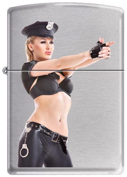 Aansteker Zippo Police Woman 0244