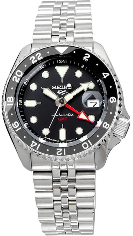  Seiko SSK001K1 SSK001J1 5 Sports Automatic GMT Series horloge