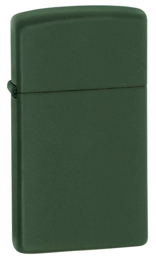  Zippo Slim Green Matte 1627 aansteker