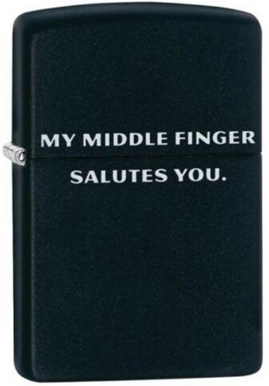  Zippo Middle Finger Salutes You 29867 aansteker