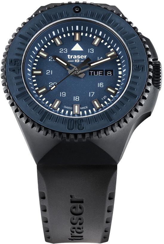  Traser P69 Black Stealth Blue 109857 horloge