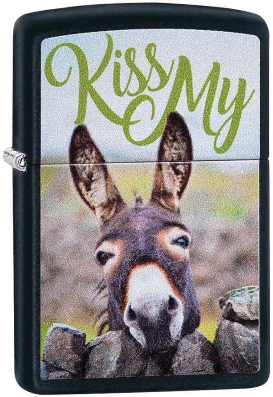  Zippo Kiss My Donkey 29868 aansteker
