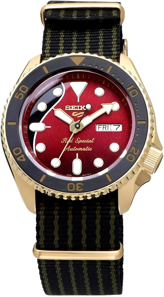  Seiko SRPH80K1 5 Sports Automatic Brian May Red Special Limited Edition 12 500 pcs horloge
