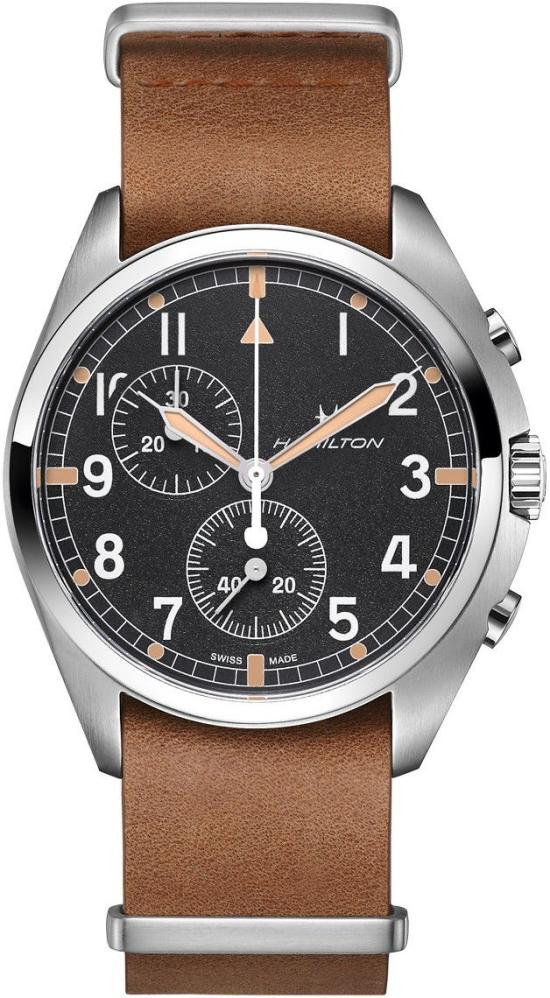  Hamilton Khaki Aviation Pilot Pioneer Quartz Chronograph H76522531 horloge