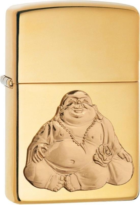 Aansteker Zippo 29626 Laughing Buddha Emblem